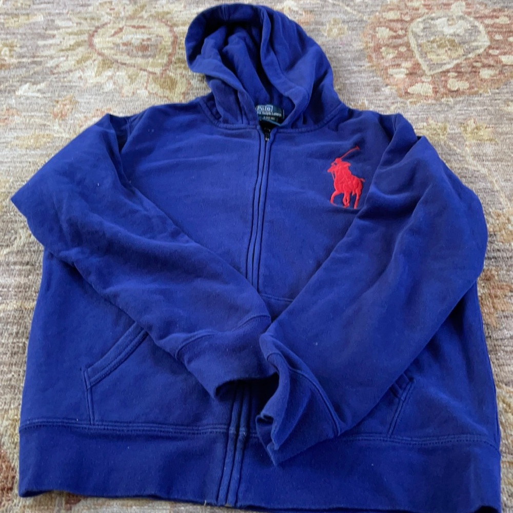 Used Boys Ralph Lauren navy sweatshirt
